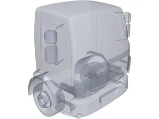 Volvo FL Cabin 3D Model preview