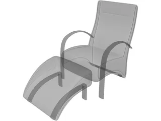 Armchair 3D Model preview