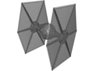 Star Wars Tie Fighter 3D Model preview