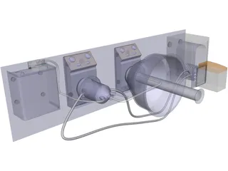 Hydrogen Reactor 3D Model preview
