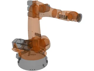 Kuka KR100-140 Robot 3D Model preview