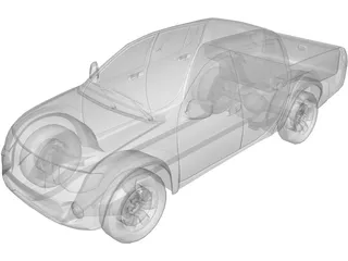Mitsubishi L 200 3D Model preview