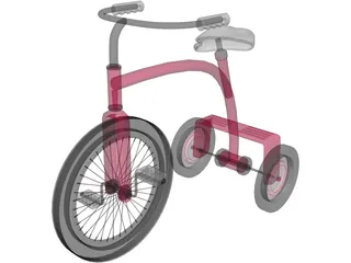 Tricycle 3D Model preview
