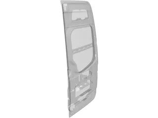 Mercedes-Benz Sprinter Rear Door 3D Model preview