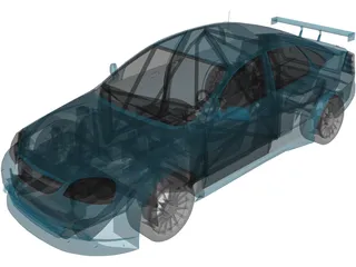 Chevrolet Lacetti WTCC 3D Model preview