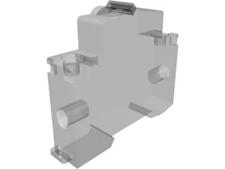 Merlin Gerin C16-1P 24403 3D Model preview