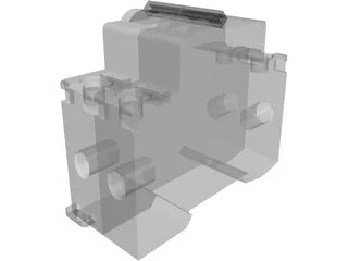 Merlin Gerin C40-2P 24341 3D Model preview