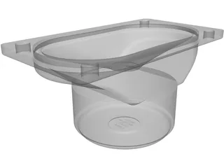 Speaker SW320 3D Model preview