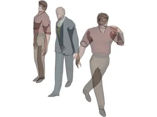 People Collection 3D Model preview
