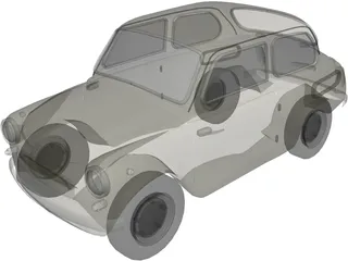 ZAZ 965 (1960) 3D Model preview