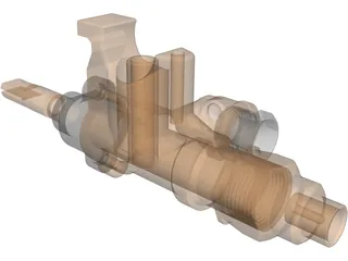 Thermo Couple 3D Model preview