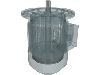 MOTOR GR 80 1CV B14 3D Model preview