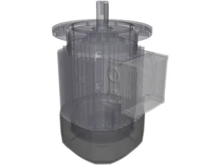 MOTOR GR90S 1.5CV 3D Model preview