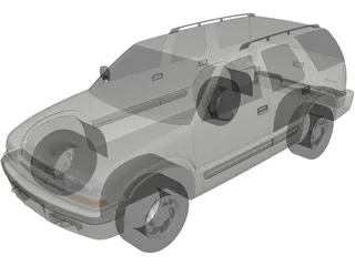 Chevrolet Blazer 4 door (2001) 3D Model preview