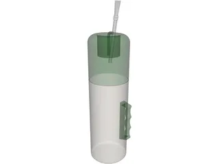 Vacuum Bottle (Termo mate) 3D Model preview