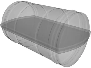 Liferaft 3D Model preview