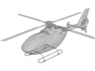 Eurocopter EC-135 3D Model preview