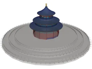 Temple of Heaven 3D Model preview