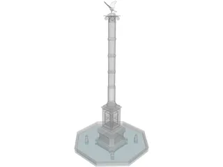 Eagle Monument 3D Model preview