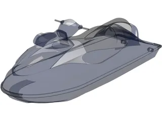 Jet Ski 3D Model preview