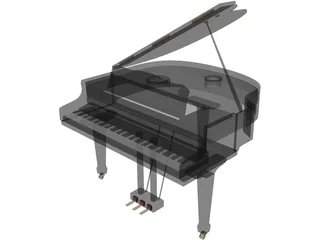 Piano 3D Model preview