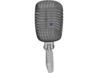 Microphone 3D Model preview