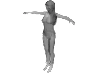 Female 3D Model preview