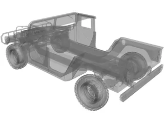 Hummer H2 3D Model preview