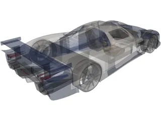 Maserati MC12 3D Model preview