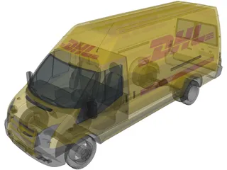 Ford Transit Jumbo 3D Model preview