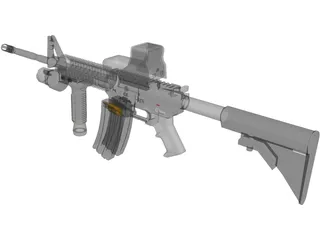 Colt M4 3D Model preview