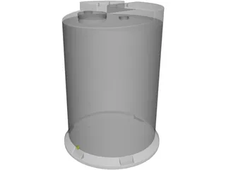 Chemical Tank 3D Model preview