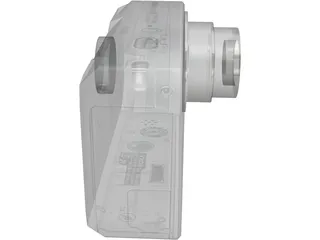 Sony Cyber-shot DSC P150 Camera 3D Model preview