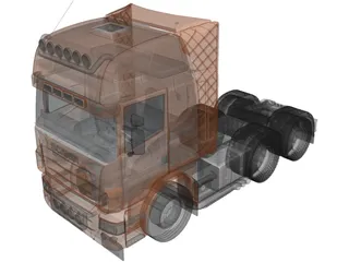 Scania R620 3D Model preview