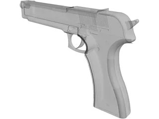 Beretta FS92 3D Model preview