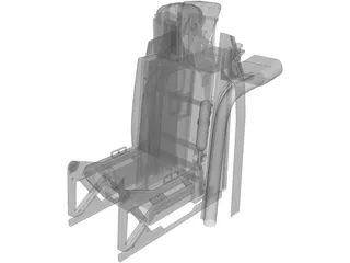 Ejection Seat 3D Model preview