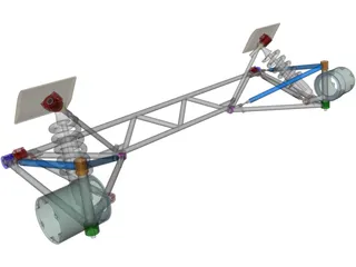 Suspension 3D Model preview