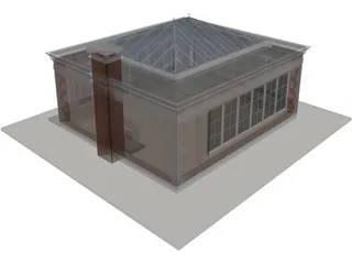 Pavilion 3D Model preview