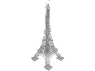 Eiffel Tower 3D Model preview