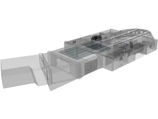 Star Wars ISD Bridge 3D Model preview