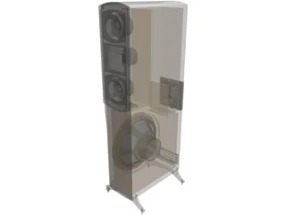 Klipsch KSP-400 Tower Speaker 3D Model preview