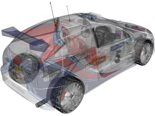 Ford Focus WRC 3D Model preview