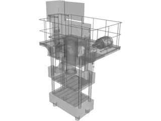 Press 600T 3D Model preview
