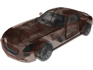 Mercedes-Benz SLS AMG 3D Model preview