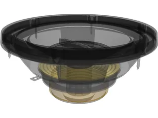 Pioneer Speaker 3D Model preview