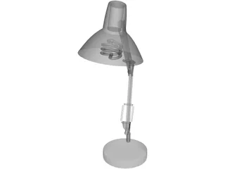 Helix Articulating Desk Lamp 3D Model preview