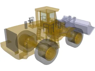 Front Loader 3D Model preview