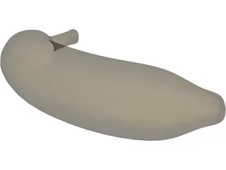 Banana 3D Model preview