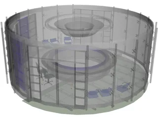 Council Chamber 3D Model preview