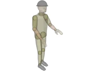 Human Operator 3D Model preview
